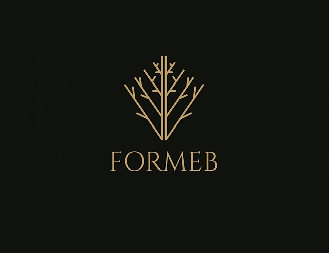 Projektowanie logo dla firm,  Logo dla producenta mebli (stolarni), logo firm - Formeb 
